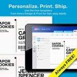 Avery 5.5"x8.5" Printable Shipping Labels - 100 Pack
