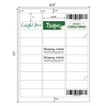 3000 Matte White Mailing Address Labels for Printers