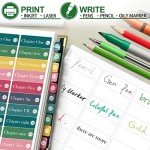 3000 Matte White Mailing Address Labels for Printers