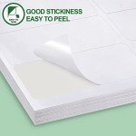 3000 Matte White Mailing Address Labels for Printers