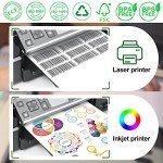 3000 Matte White Mailing Address Labels for Printers
