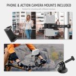 NEEWER Super Clamp with Dual Ballhead Arm