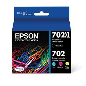 Epson 702 High Capacity Ink Cartridge Combo Pack