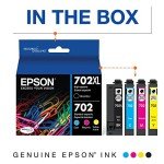Epson 702 High Capacity Ink Cartridge Combo Pack