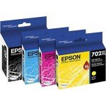 Epson 702 High Capacity Ink Cartridge Combo Pack