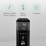 APC 1500VA UPS Battery Backup with USB Ports