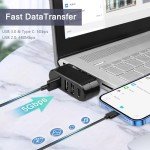 VIENON Rotatable 4-Port USB 3.0 Hub