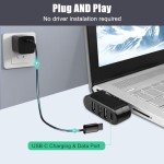 VIENON Rotatable 4-Port USB 3.0 Hub