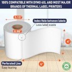 Thermal Shipping Labels for Dymo LabelWriter 4XL - 4 Pack