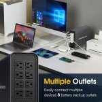 GoldenMate 1000VA Lithium UPS Battery Backup System