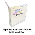 Personalized White Return Address Labels - 500 Roll
