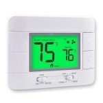 Garystat Non-Programmable Heat Pump Thermostat with LCD