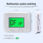 Garystat Non-Programmable Heat Pump Thermostat with LCD
