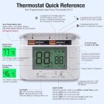 Garystat Non-Programmable Heat Pump Thermostat with LCD