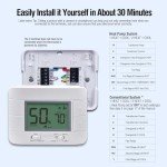 Garystat Non-Programmable Heat Pump Thermostat with LCD