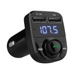 Bluetooth FM Transmitter Car Charger with Dual USB