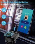 Bluetooth FM Transmitter Car Charger with Dual USB