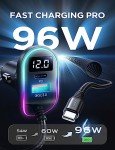 LISEN 96W Fast USB-C Car Charger with Cable