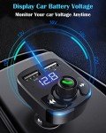 Bluetooth FM Transmitter Car Charger with Dual USB