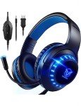 Pacrate Gaming Headset with LED Lights and Mic