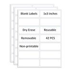 SVNOOC Reusable Blank Labels for Home & Office