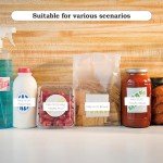 Removable Freezer Labels for Food Storage (500-Pack)