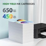 HP Ink 63/63XL Remanufactured Cartridges - 2 Pack
