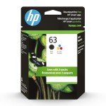 HP 63 Black and Tri-Color Ink Cartridge 2-Pack
