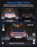 1080P Dual Camera Dash Cam with Night Vision