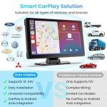 9" HD Touchscreen Carplay & Android Auto Dash Cam