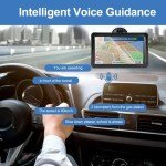 9-Inch Touchscreen Car GPS with Voice Guidance