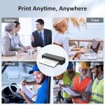 Inkless Portable Wireless Travel Printer with Case