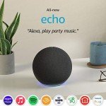 Echo (4th Gen) - Premium Sound Smart Hub - Charcoal