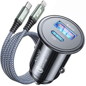 AINOPE 67.5W Fast Charging Car Charger for iPhone