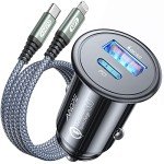 AINOPE 67.5W Fast Charging Car Charger for iPhone