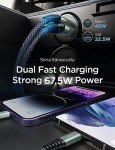 AINOPE 67.5W Fast Charging Car Charger for iPhone
