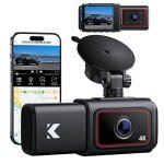 Kingslim D6 4K Dual Dash Cam with WiFi & GPS