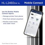 Brother HL-L2460DW XL Wireless Monochrome Laser Printer