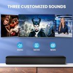 MZEIBO 50W Bluetooth Sound Bar for Smart TVs