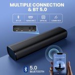 MZEIBO 50W Bluetooth Sound Bar for Smart TVs