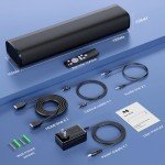 MZEIBO 50W Bluetooth Sound Bar for Smart TVs