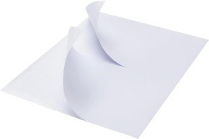 Self-Adhesive Half Sheet Labels for Printers - 300 Count