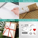 Self-Adhesive Half Sheet Labels for Printers - 300 Count