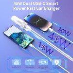 Apple MFi 48W Dual Port Car Charger Bundle
