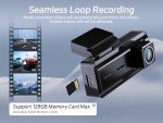 VYCOL 2.5K WiFi Dash Cam with 32GB Card