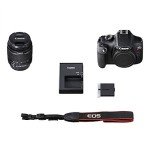 Canon EOS Rebel T100 DSLR Camera Bundle with Lens