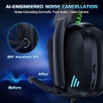 Vakedy HW11 Gaming Headset - PS4, PS5, Xbox, PC