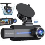 3-Channel 2.5K Dash Cam with Night Vision