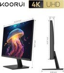KOORUI 27" Ultra-Thin 4K UHD IPS Monitor