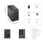 Asustor Lockerstor 2 Gen 2 NAS Enclosure